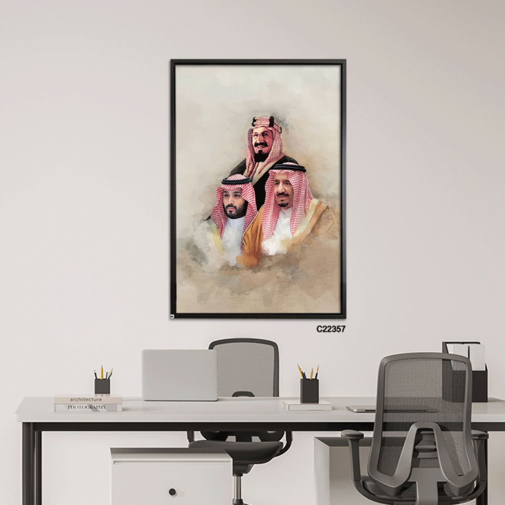 لوحات جدارية كانفس قادة السعودية