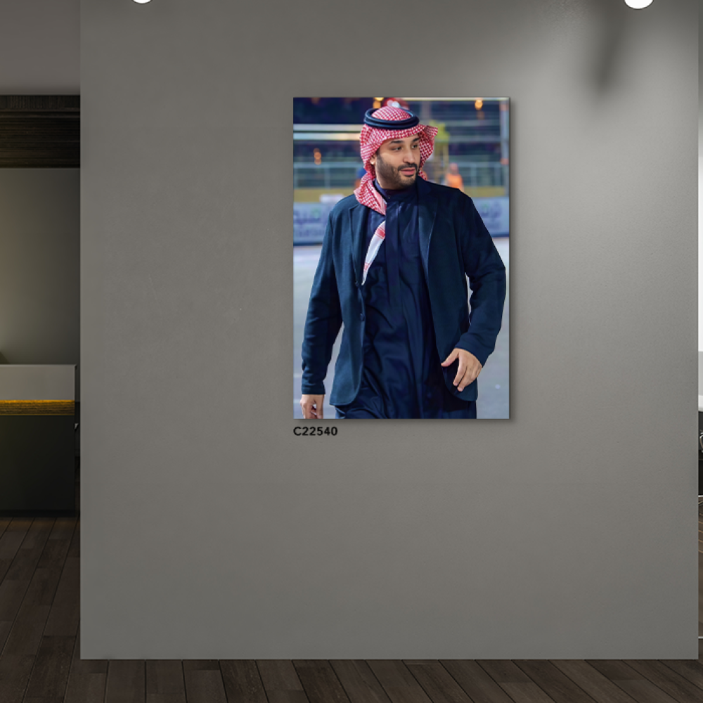 لوحة جدارية كانفس تصور سمو ولي العهد الأمير محمد بن سلمان