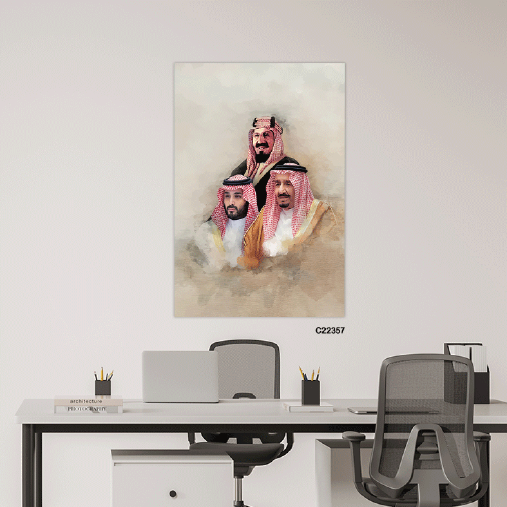 لوحات جدارية كانفس قادة السعودية