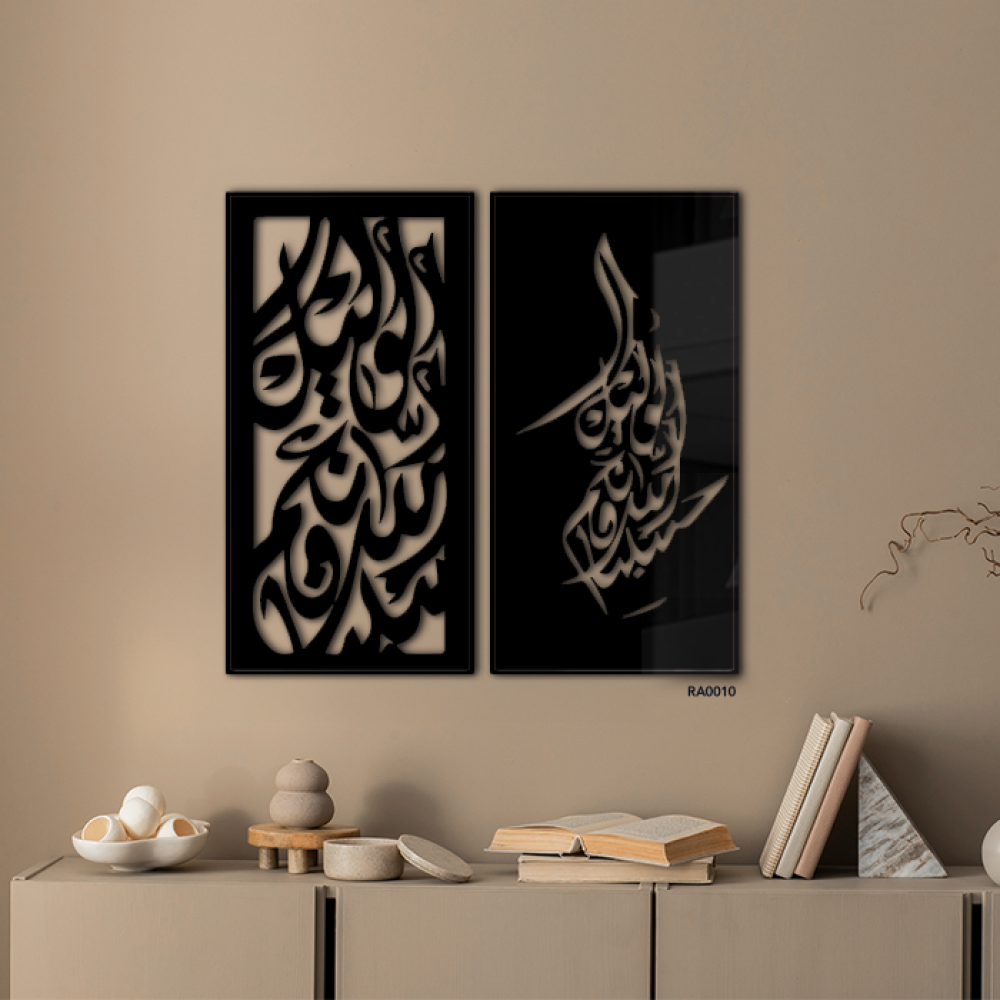 لوحات جدارية اكريليك خط عربي ايه (حسبنا الله ونعم والوكيل )